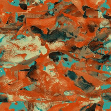 Yaratıcı suluboya desen.