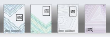 En az geometrik yıllık rapor şablonları.