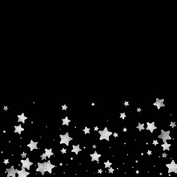 Estrella de Plata Confetti . — Archivo Imágenes Vectoriales