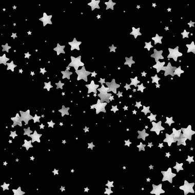 Gümüş Yıldız konfeti.