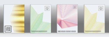 En az geometrik yıllık rapor şablonları.