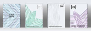 En az geometrik yıllık rapor şablonları.