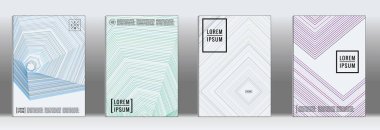 En az geometrik yıllık rapor şablonları.