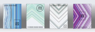 En az geometrik yıllık rapor şablonları.