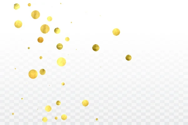 Fête des confettis d'or . — Image vectorielle