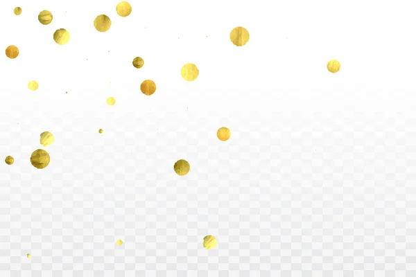 Oslava zlaté konfety. — Stockový vektor