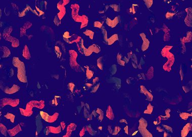 Suluboya memphis desen. 