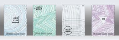 En az geometrik yıllık rapor şablonları.