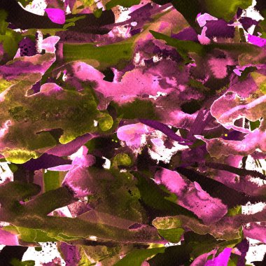 Yaratıcı suluboya desen.