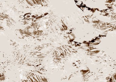 Sulu Boya desen boyalı. 