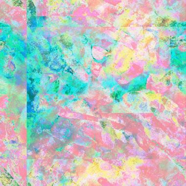 Kare suluboya desen.