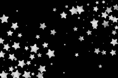 Gümüş Yıldız konfeti.