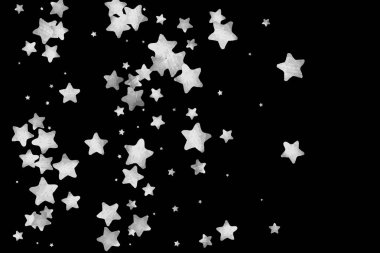 Gümüş Yıldız konfeti.