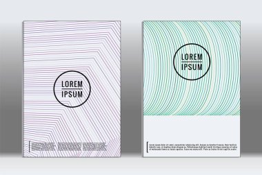 En az tasarım kapakları.