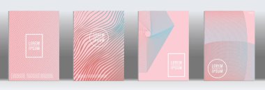 Vektör geometrik çizgi deseni için afiş tasarımı.