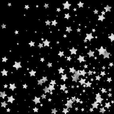 Gümüş Yıldız konfeti.