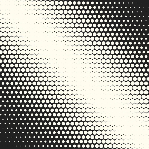 Vecteur monochrome cercles demi-ton arrière-plan . — Image vectorielle
