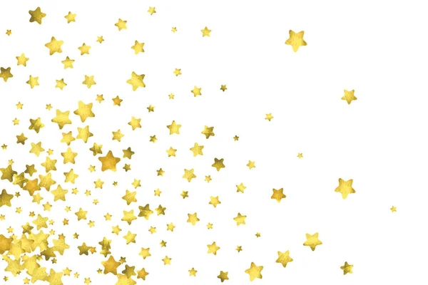 星星五彩纸屑金色随机纸屑背景 — 图库矢量图片