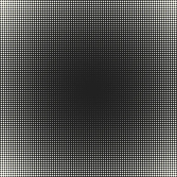 Vector svartvita cirklar halvton bakgrund. — Stock vektor