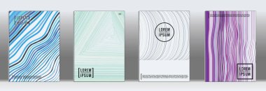 En az geometrik yıllık rapor şablonları.