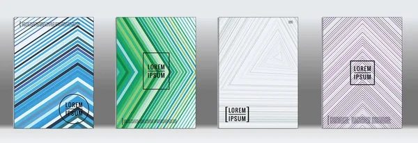 En az geometrik yıllık rapor şablonları.