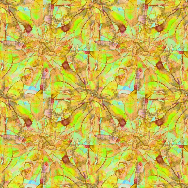 Patchwork akvarell Seamless Pattern. — Stock Fotó