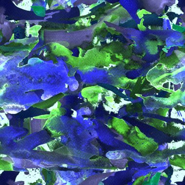 Yaratıcı suluboya desen.