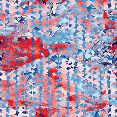 etnik üçgen desen.