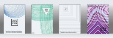 En az geometrik yıllık rapor şablonları.