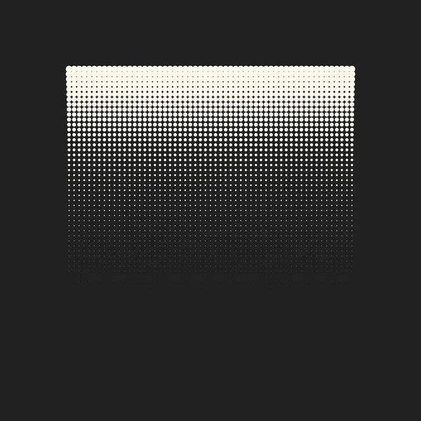 Vector monochrome circles halftone background. — Stock Vector