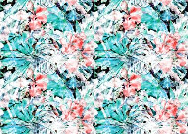 Egzotik geometri seamless modeli.