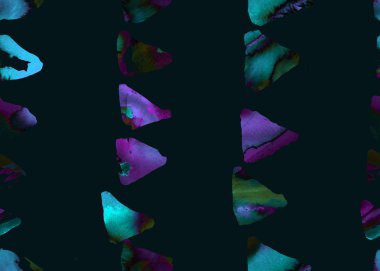 Suluboya üçgen desen. Basit geometrik seamless modeli.