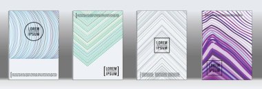 En az geometrik yıllık rapor şablonları.