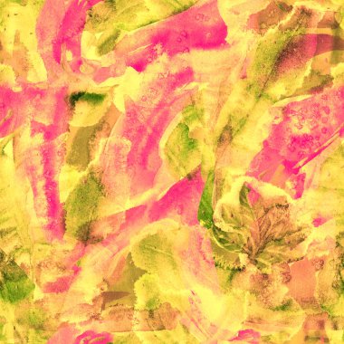 Yaratıcı suluboya desen.