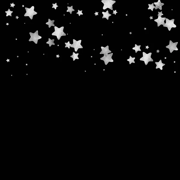 Confettis Silver Star . — Image vectorielle