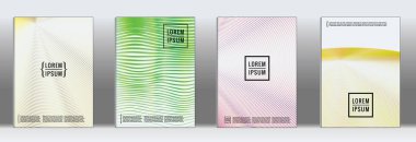 Retro posterlerini açmaları. En az geometrik yıllık rapor şablonları.