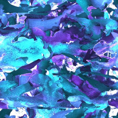 Yaratıcı suluboya desen.