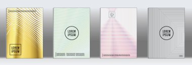 En az geometrik yıllık rapor şablonları.