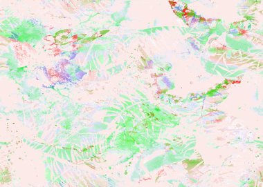 Sulu Boya desen boyalı. 