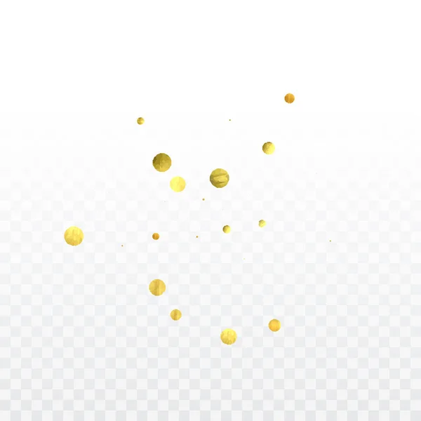 Celebração de confetes de ouro . — Vetor de Stock