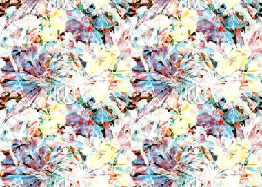 Egzotik geometri seamless modeli.