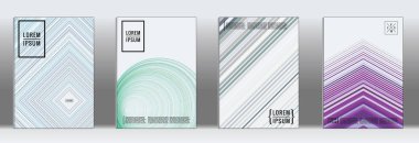 En az geometrik yıllık rapor şablonları.