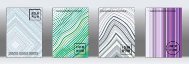 En az geometrik yıllık rapor şablonları.