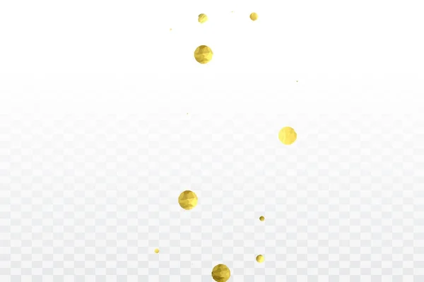 Gold confetti celebration. — Stock Vector