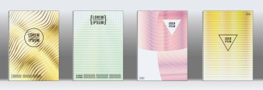 En az geometrik yıllık rapor şablonları.