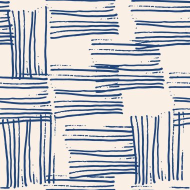 Indigo vektör kravat boya Dikişsiz desen.