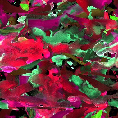 Yaratıcı suluboya desen.