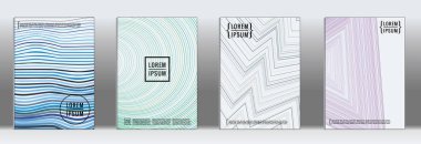 En az geometrik yıllık rapor şablonları.