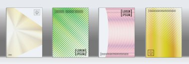 En az geometrik yıllık rapor şablonları.