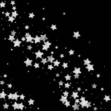 Gümüş Yıldız konfeti.